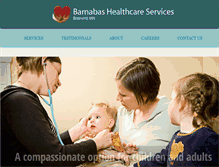Tablet Screenshot of barnabashealth.com